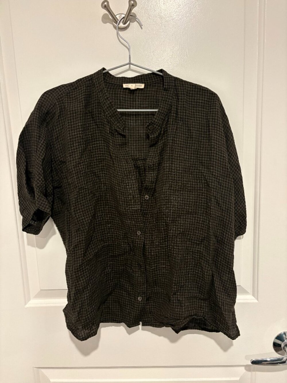 Eileen Fisher Organic Linen Boxy Shirt